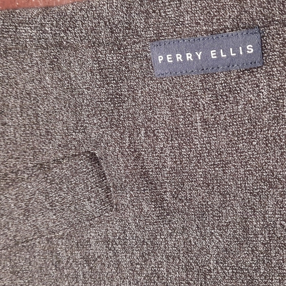 Perry Ellis grey shawl cardigan size S - Picture 3 of 5